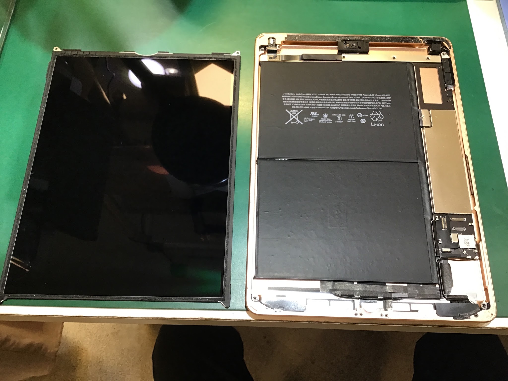【iPad第6世代】バッテリー交換のご依頼！無事完了＆お客様に笑顔でお渡しできました